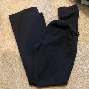 Black Maternity Dress Pants